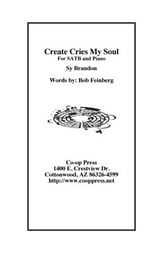 Create Cries My Soul SATB choral sheet music cover